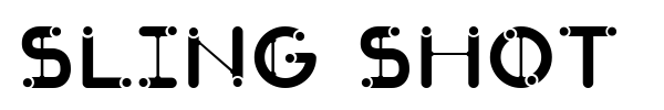 Sling Shot font preview