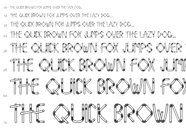 Straw Letters font , Fancy - Decorative fonts - Fontzzz.com