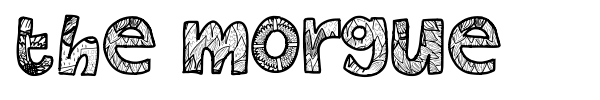 The Morgue font