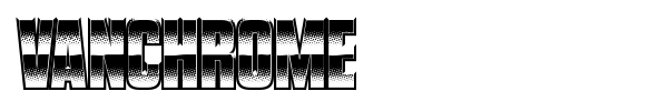 Vanchrome font