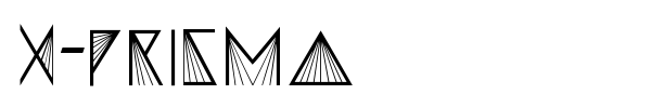 X-Prisma font