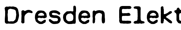 Dresden Elektronik font