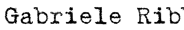 Gabriele Ribbon FG font preview
