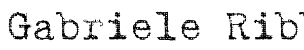 Gabriele Ribbon FG font preview