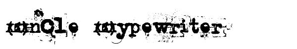 Uncle Typewriter font