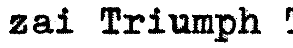 zai Triumph Typewriter font preview