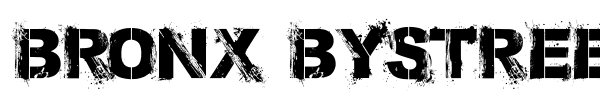 Bronx Bystreets font