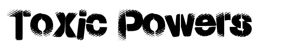Toxic Powers font