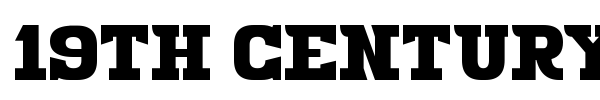 19th Century Renegade font