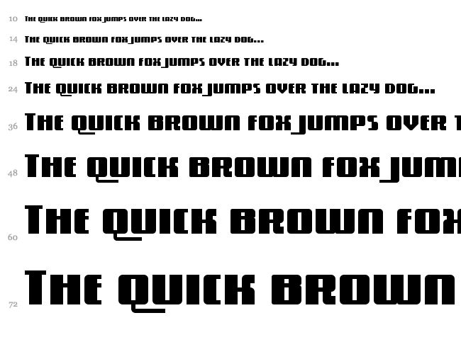 5 Contrastio font waterfall