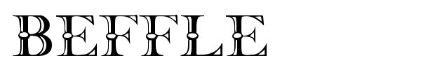 Beffle font