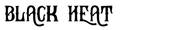 Black Heat font