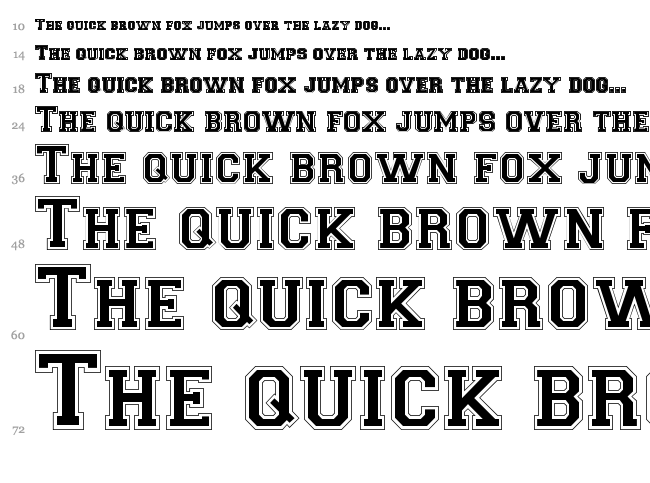 Collegiate FLF Font Fancy Retro Fonts Fontzzz