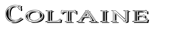Coltaine font