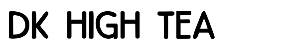 DK High Tea font