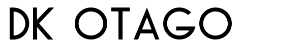 DK Otago font