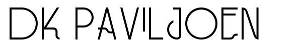 DK Paviljoen font