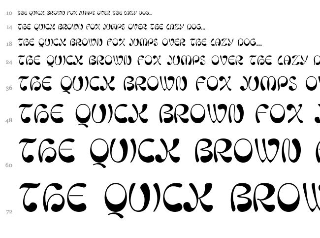 Niaisage font waterfall