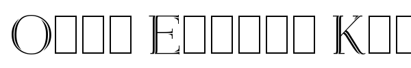 Open Egmont Kapitalen font