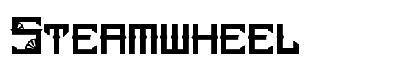 Steamwheel font
