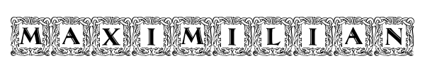 Maximilian Antiqua Initialen font