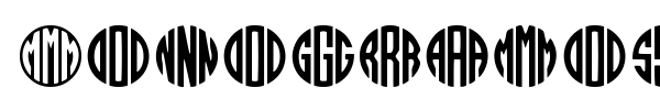 Monogramos font