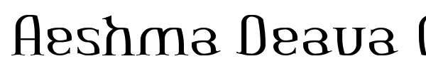 Aeshma Deava OldSerif font