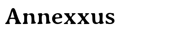 Annexxus font