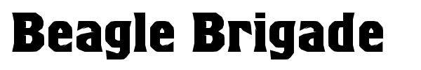 Beagle Brigade font