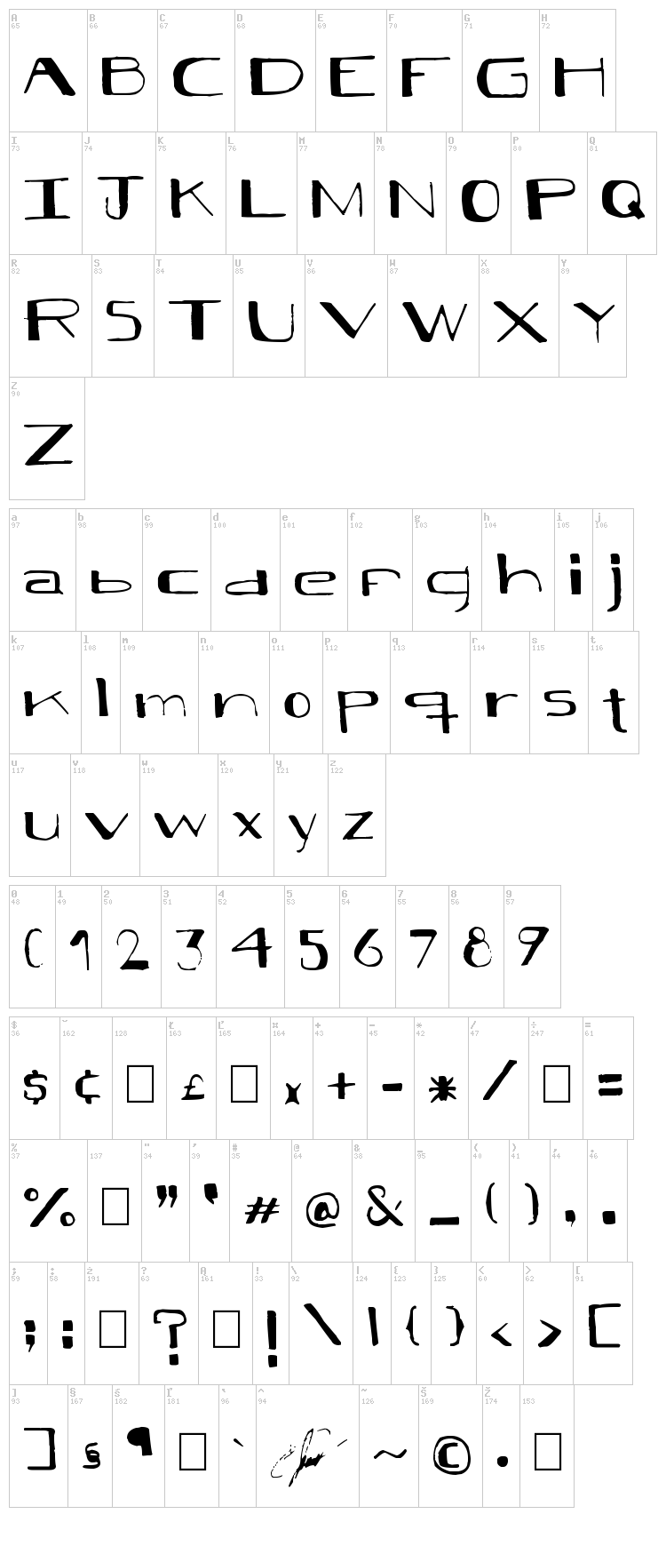 Black Model font , Fancy - Various fonts - Fontzzz.com