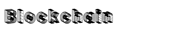 Blockchain font