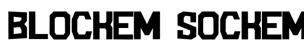 Blockem Sockem font preview