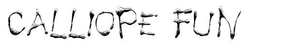 Calliope Fun font