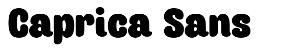 Caprica Sans font
