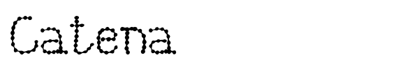 Catena font