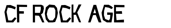 CF Rock Age font