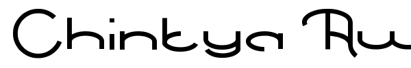 Chintya Awuy font