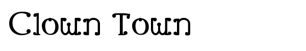 Clown Town font