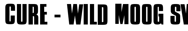 Cure - Wild Moog Swing font