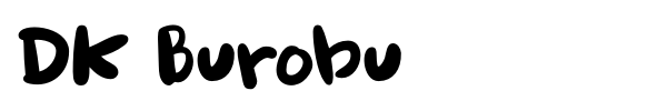 DK Burobu font