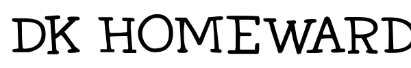 DK Homeward Bound II font