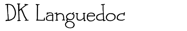 DK Languedoc font