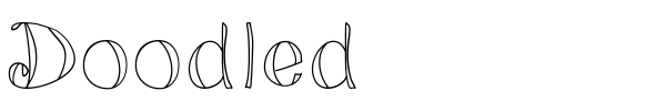 Doodled font