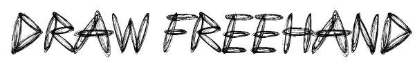 Draw Freehand font