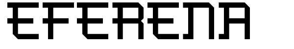 Eferena font