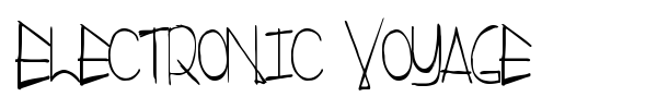 Electronic Voyage font