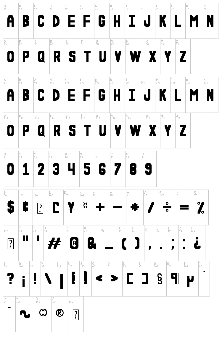 Es la dura wn St font map