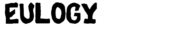 Eulogy font