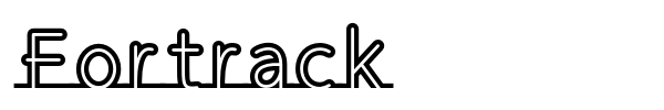 Fortrack font
