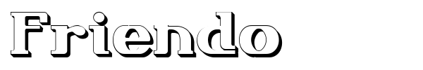 Friendo font